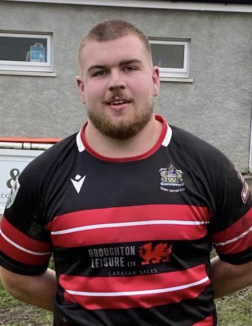 George Rossiter - promising debut for 18 year old Tenby United prop